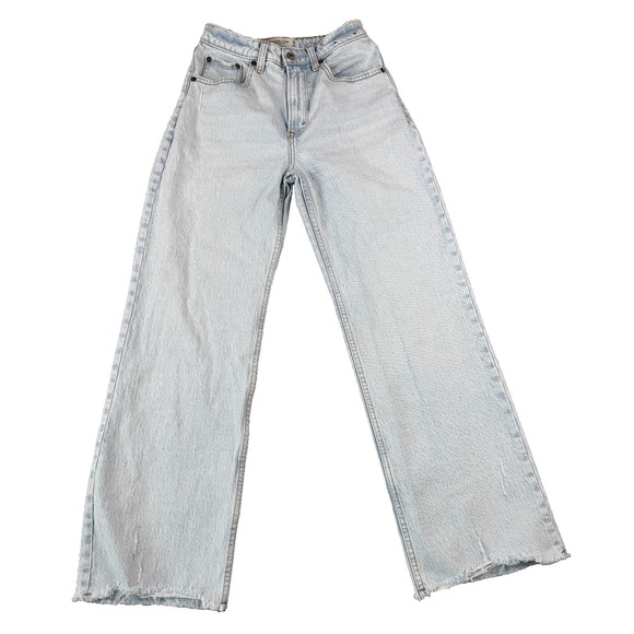 Abercrombie & Fitch Denim - Abercrombie & Fitch Women's Jeans Size 25 Light Wash Curve Love 90s Relaxed